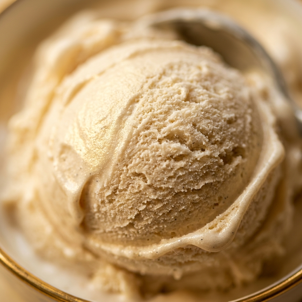 Dense ice cream texture